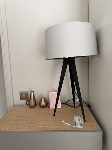 Habitat grey tripod table - habitat,