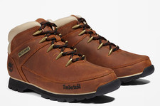 Mens Timberland Boots Euro Sprint Mid Hiker Lace Up Shoes -  UK Size 7 - Brown