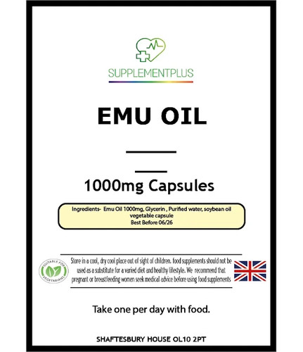 Supplement emu oil 1000mg - oil,