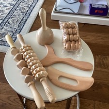 Wood Therapy Massage Tools Wooden Massager Maderoterapia Kit Tool Muscle Relax
