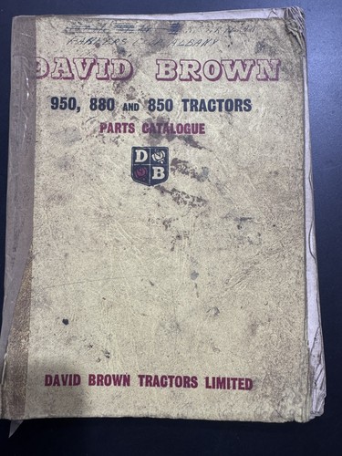 David brown parts list - brown,