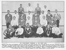 SWIMMING Oxford Cambridge Varsity Races at the Bath Club - Antique Print 1922