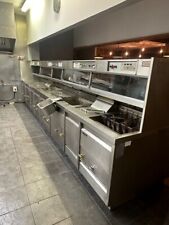 FLORIGO 5 PAN FRYING RANGE, FISH FRYING STATION, STAINLESS STEEL 5500 LONG 