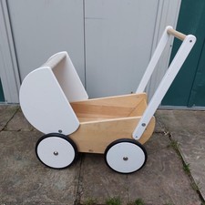 Bajo Wooden Doll Pram Push Toy