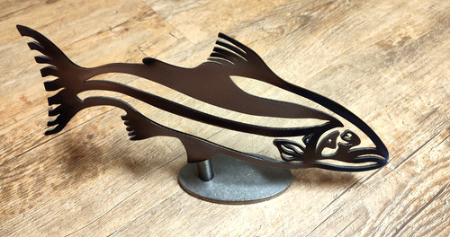 Steel head studios salmon - steel, fish