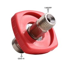 CO2 Tank Connector Red Square
