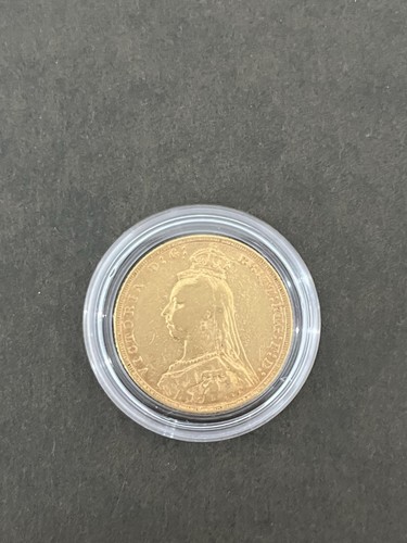 22ct gold full sovereign 1888 - gold,
