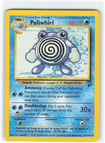 Poliwhirl 130 uncommon - 57/130, base