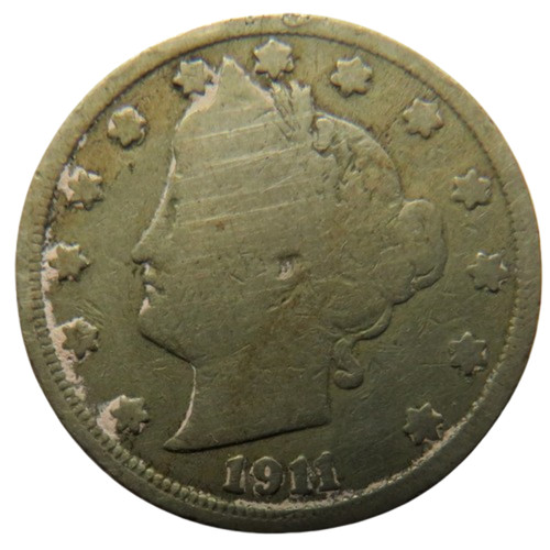 1911 usa liberty head nickel - usa,