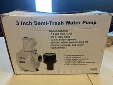 3 inch Semi Trash Water Pump