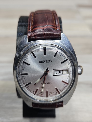 Benrus manual wind watch - wind,