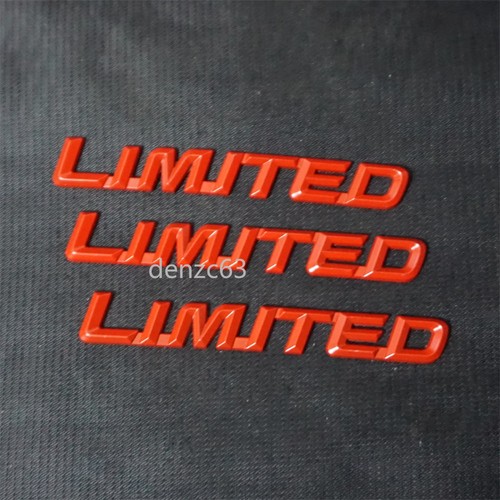 Limited matte red - 3x,