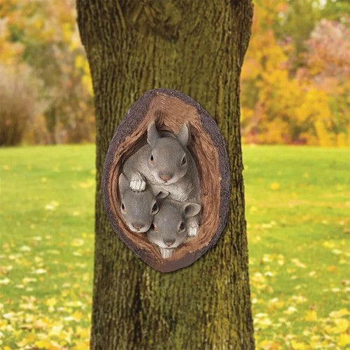 Squirrel tree hugger - tree,