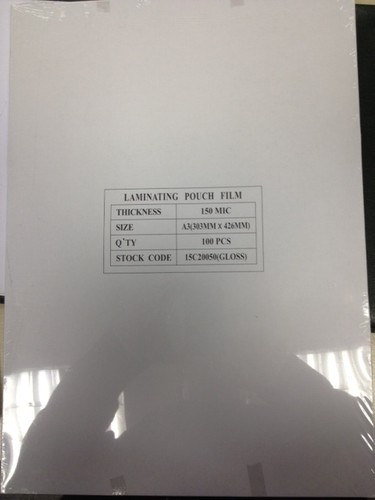 Laminating pouches - pouches, a3
