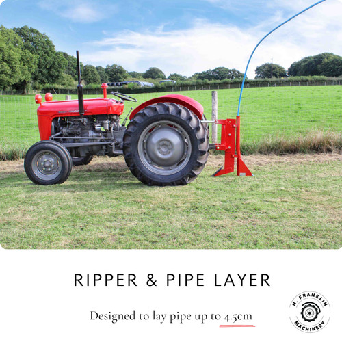 Ripper and pipe - and, layer