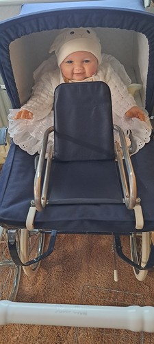 Vintage dolls pram baby - dolls,
