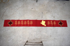 Older Red Altar Frontal