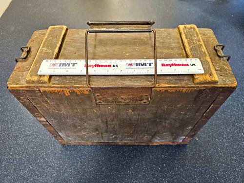 Vintage wwii wooden ammo crate - vintage,