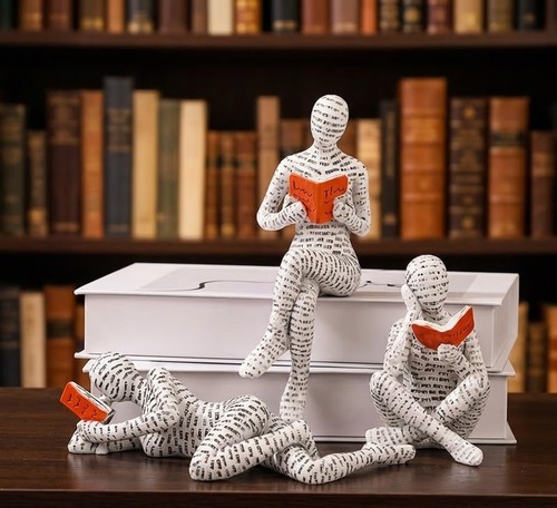 Pcs reading figure - figure, set