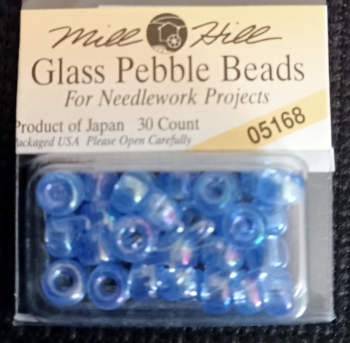 Mill hill glass pebble beads - mill,