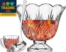 Dublin Crystal Punch Bowl Set