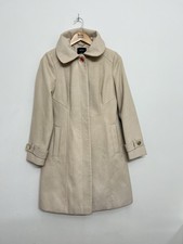 Papaya Cream Faux Wool Coat UK