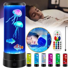 Jellyfish Lamp LED Lava Lamp Mood Light Jellyfish Aquarium Lamp Desk Decor Lamp