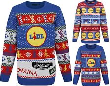 Mens Christmas Jumper LIDL Novelty Xmas Jumpers UK Sizes S to 2XL Brand New