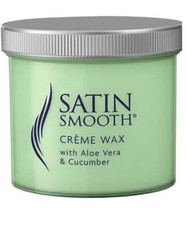BaByliss Satin Smooth Creme Wax With Aloe Vera And Cucumber 425g