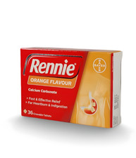 Rennie Orange Heartburn Indigestion 24 Tablets -