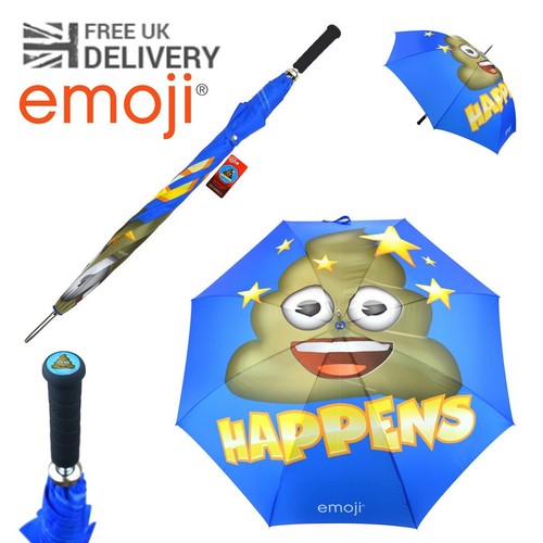 Emoji novelty umbrella - emoji, poop
