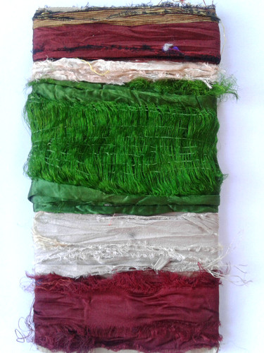 Sari silk ribbons - 5,