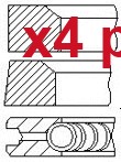 PISTON RING KIT FITS