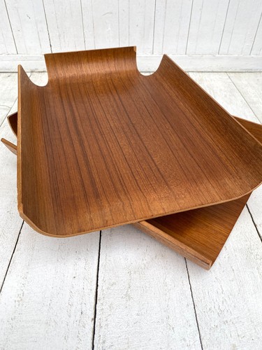 Vintage mallod wooden desk - vintage,