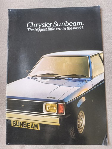 Chrysler sunbeam orig - chrysler,