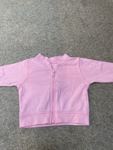 Baby girls pink zip - baby, up