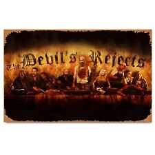 The Devil's Rejects Rob Zombie Brutal Horror Movie Characters on metal sign