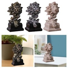 Lion Head Statue Handcarved