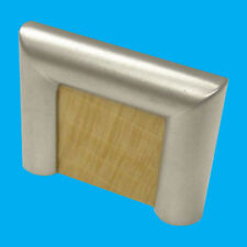 2x Cosmopolitan Beech Pull Handle, 32mm, Cabinet, Wardrobe, Knobs Kitchen Drawer