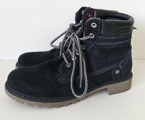 Navy leather lace women s - leather, women's