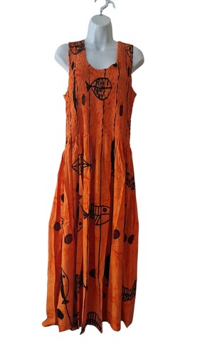 Orange plus size lagenlook - orange,