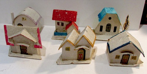 Vintage christmas house putz - christmas,
