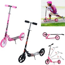 Kids Scooter Folding Teens Sports Child Ride Kick Push Adjustable Big Wheels
