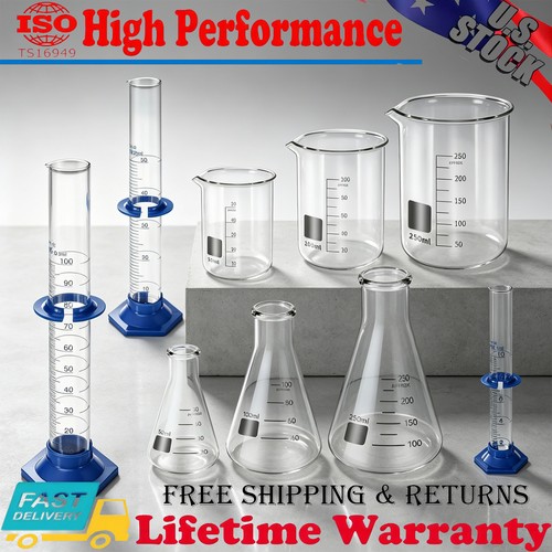 9pcs measuring beaker lab - measuring,