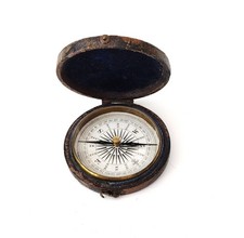 Victorian pocket compass &