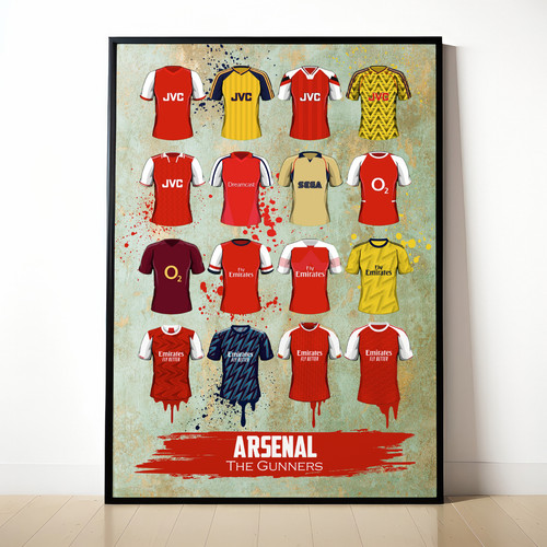 Arsenal painted shirt - painted,