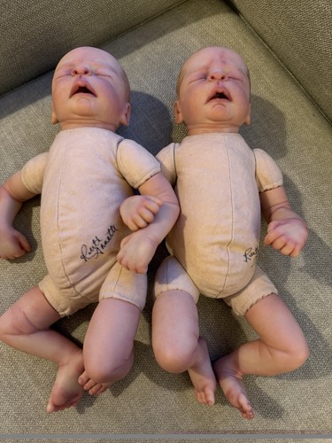 Vinyl preemie twins - preemie,