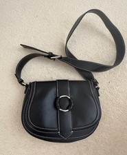 Topshop Black Faux  Leather