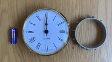 85mm Brass Clock Round With