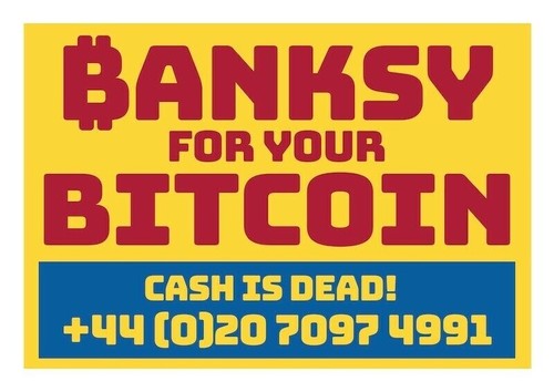 Banksy for your bitcoin cash - banksy,